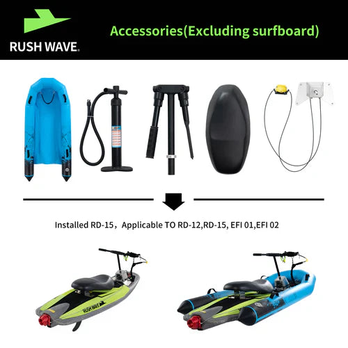 RUSH WAVE Surf Boat Accessory set - Rush Wave